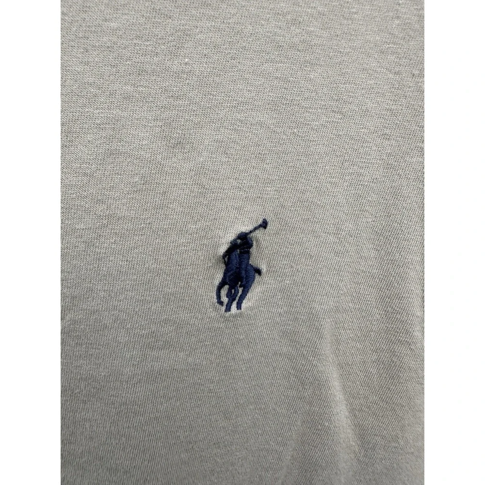 Polo by Ralph Lauren Men's‎ Classic-Fit V Neck T-Shirt M Medium color Gray